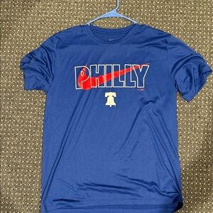 Nike Blue Philly Graphic Men's Shirt Phillies